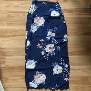 Brandy Melville Floral Maxi Skirt